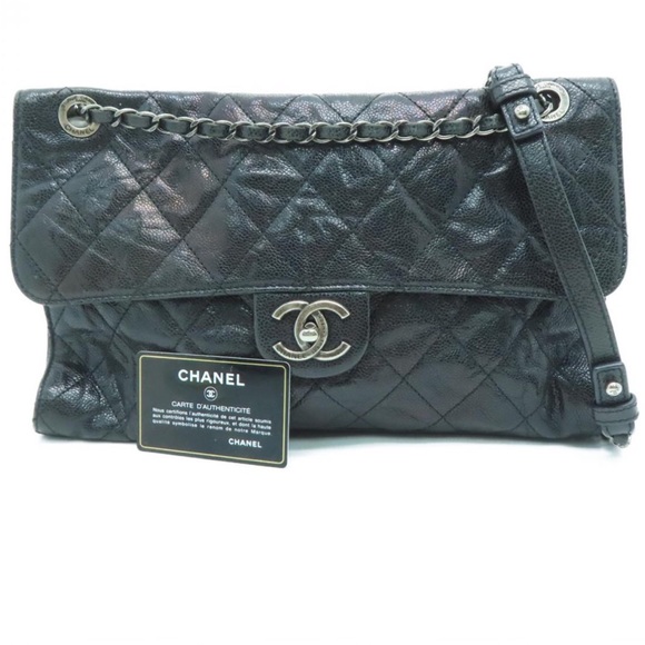 💎 BEAUTIFUL 💎 FLAP CAVIAR CHANEL CROSSBODY BAG - Picture 3 of 14